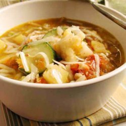 Minestrone Soup with Soybeans