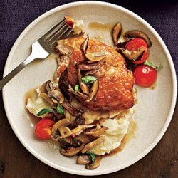 Chicken and Mushrooms with Marsala Wine Sauce