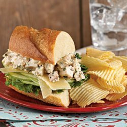 Tarragon Chicken Salad Sandwiches with Apple