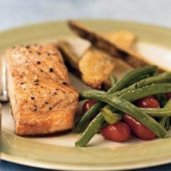 Roasted Salmon with Fresh Vegetables