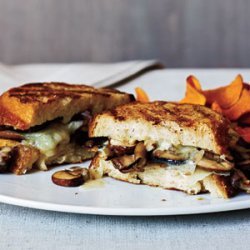 Mushroom and Manchego Panini