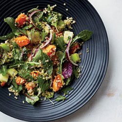 Quinoa Salad with Sweet Potatoes and Apples