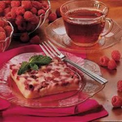 Raspberry Custard Kuchen