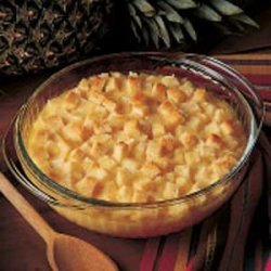 Golden Pineapple Casserole Side Dish