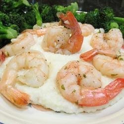 Lemon-Garlic Shrimp and Grits