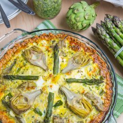 Quinoa Crust Quiche