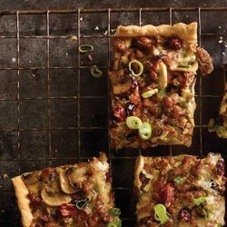 Sausage, Mushroom and Cranberry Tart