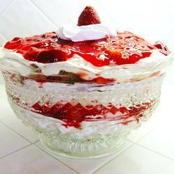 Strawberry Angel Food Dessert