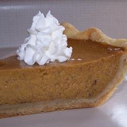 Mrs. Sigg's Fresh Pumpkin Pie