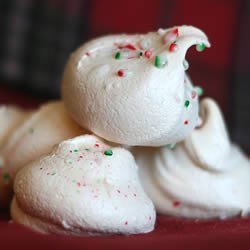 Peppermint Meringues