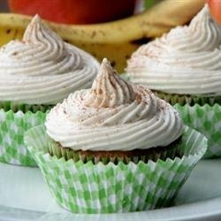 Apple Banana Cupcakes