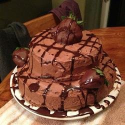 Double Chocolate Brownie Cake