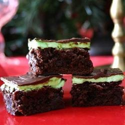 Chocolate Mint Dessert Brownies