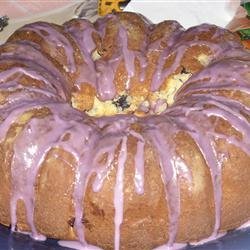 Blueberry Cream Cheese Pound Cake II