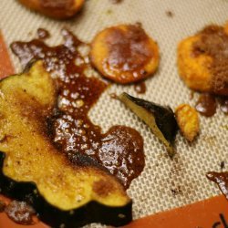 Brown Sugar Baked Sweet Potatoes and Acorn Squash