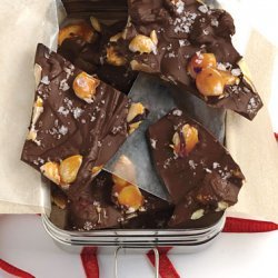 Chocolate-Almond Bark with Sea Salt