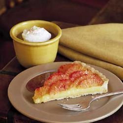 Blood Orange Tart with Orange Caramel Sauce