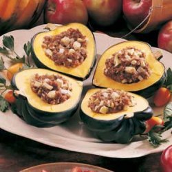 Sausage 'n' Apple Baked Squash