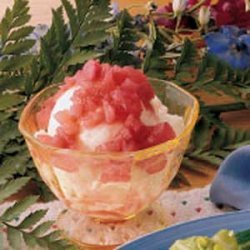 Fast Rhubarb Sundaes