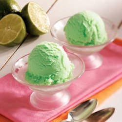 Creamy Lime Sherbet