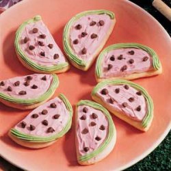 Watermelon Cookies