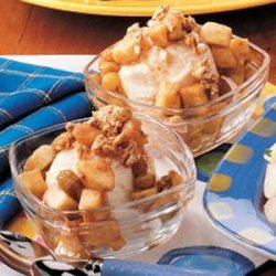 Spiced Apple Sundaes