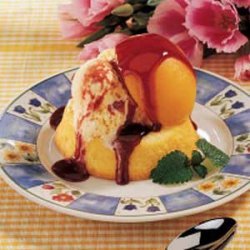 Peach Melba Dessert