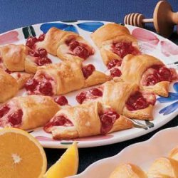 Cherry Cream Crescents