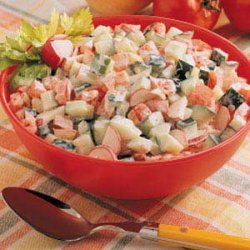 Creamy Summer Vegetable Salad