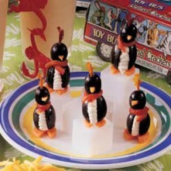 Perky Olive Penguins