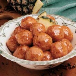 Glazed Ham Balls