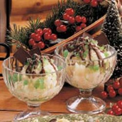 Festive Mint Sundaes