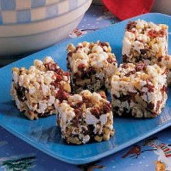 Cranberry Popcorn Bars