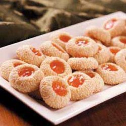 Apricot Sesame Cookies