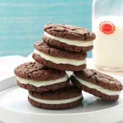 Quick Chocolate Sandwich Cookies