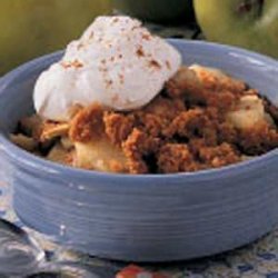 Graham Cracker Apple Crisp for Two