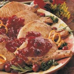 Pork Chops with Cranberries