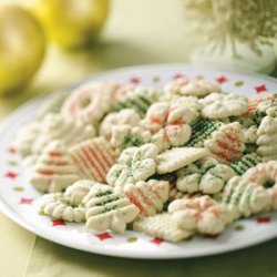 Lime Spritz Cookies