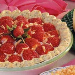 Poppy Seed Strawberry Pie