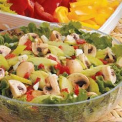 Mushroom Pimiento Salad