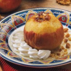 Date-Filled Baked Apple