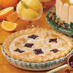Flakey Cranberry Raisin Pie