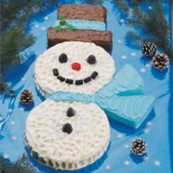 Snowman Cake