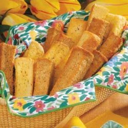 Crisp Cheese Breadsticks