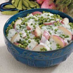 Creamy Potatoes 'n' Peas