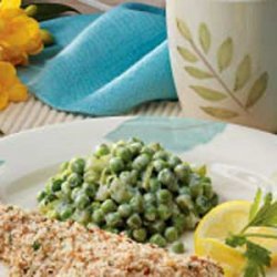 Creamy Celery and Peas