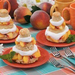 Peach Shortcake Towers