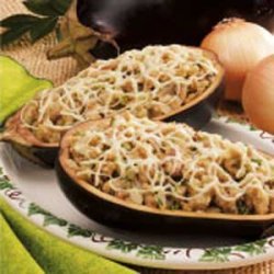 Eggplant with Mushroom Stuffing