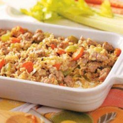 Rice Sausage Casserole