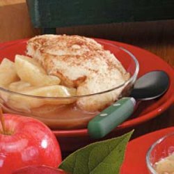 Microwave Apple Cobbler